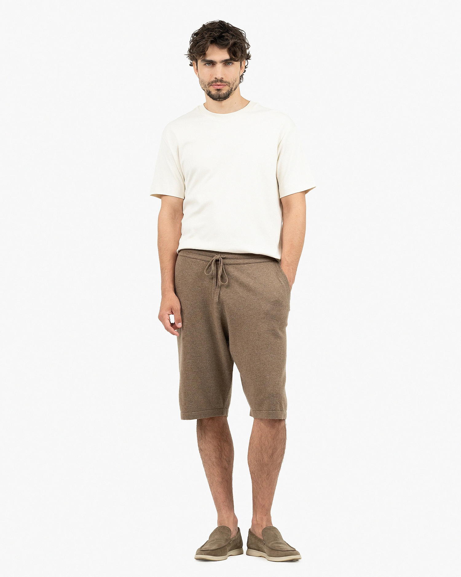 Men's Gramercy Shorts - Light Brown Cashmere