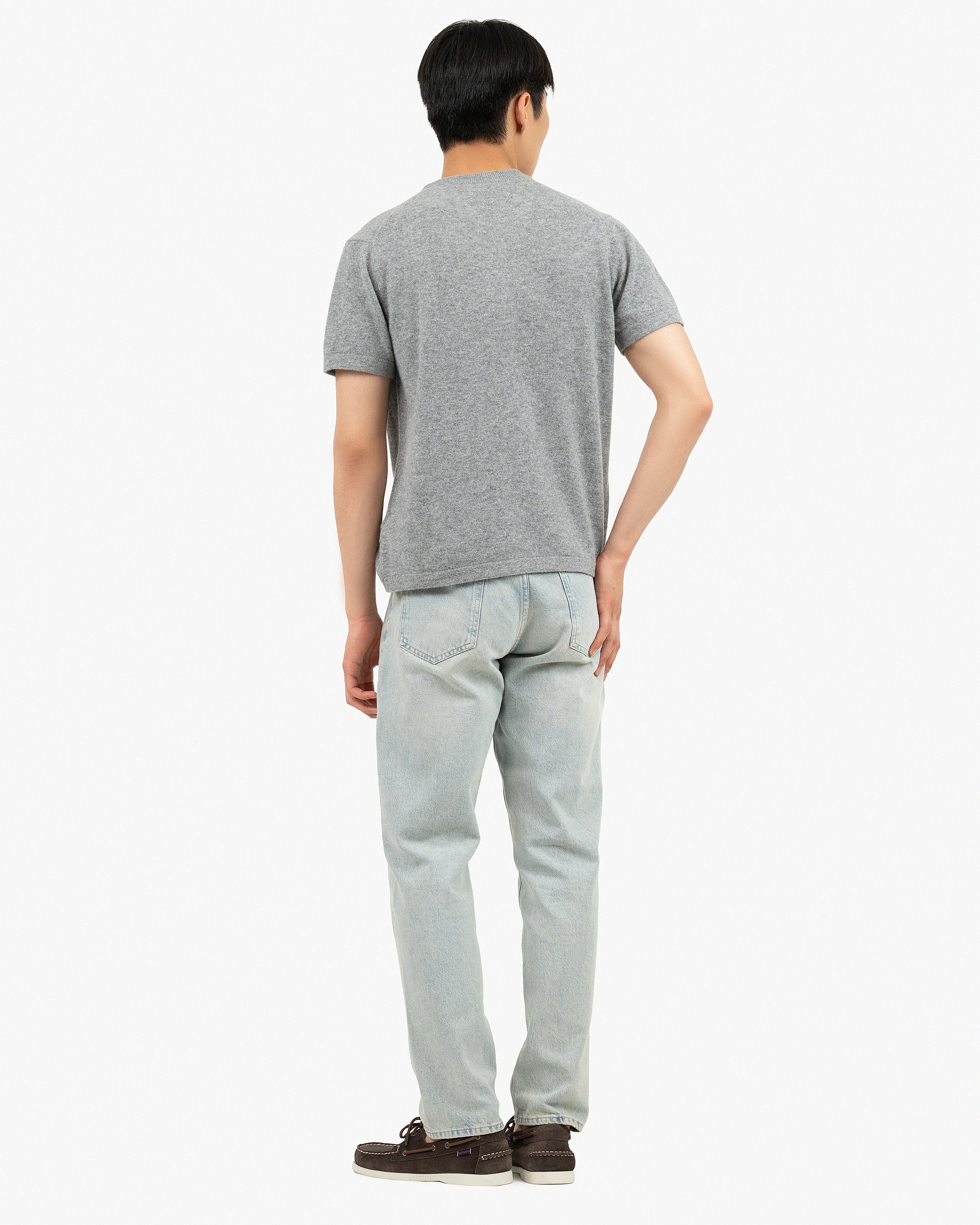 Men's Gramercy Tee - Medium Grey Cashmere