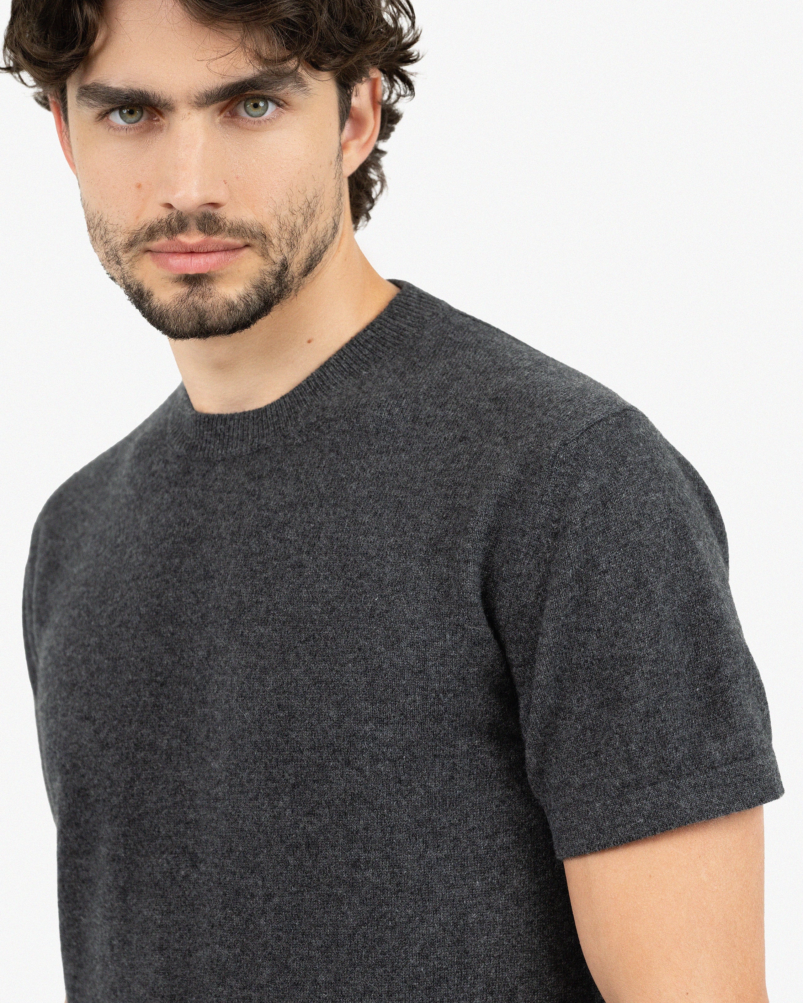 Men's Gramercy Tee - Charcoal Cashmere