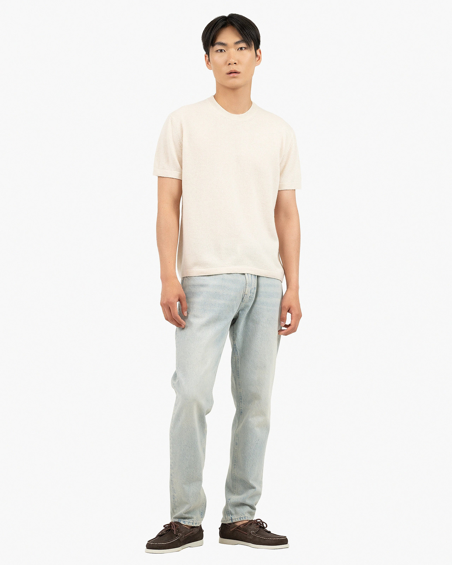 Men's Gramercy Tee - Light Beige Cashmere