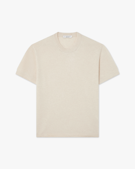 Men's Gramercy Tee - Light Beige Cashmere