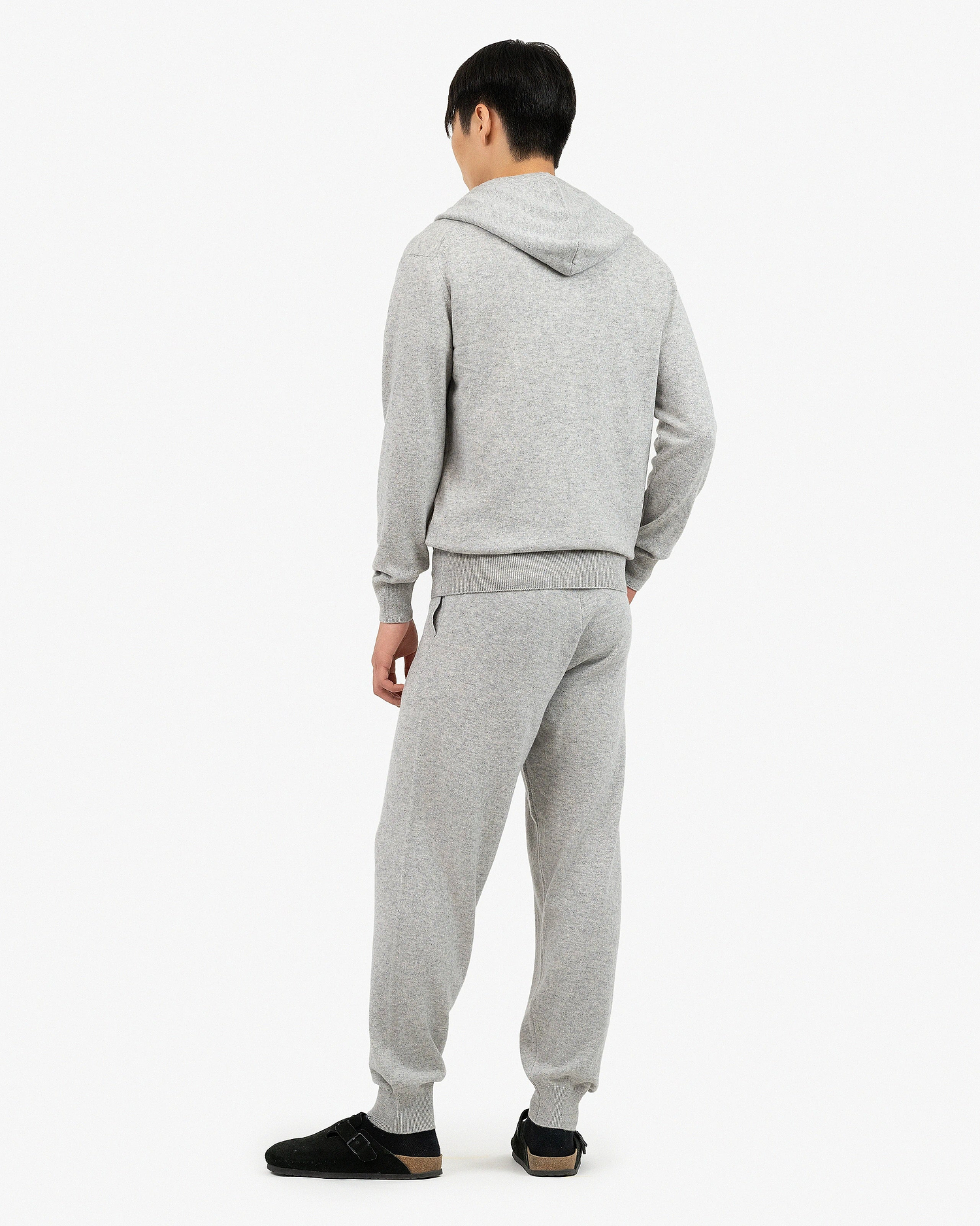 Men's Gramercy Zip Hoodie - Light Grey Cashmere