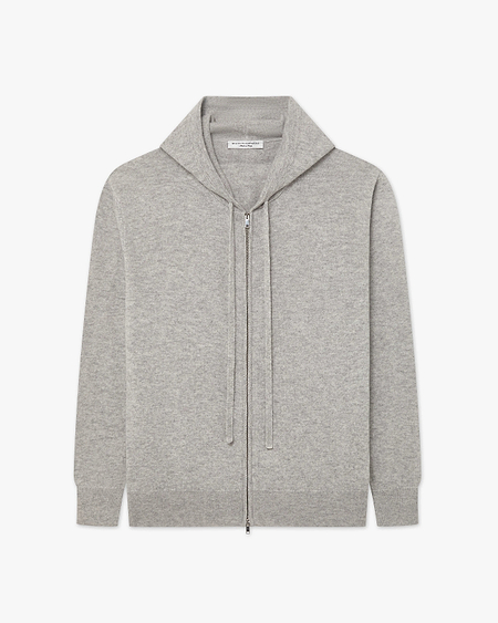 Men's Gramercy Zip Hoodie - Light Grey Cashmere