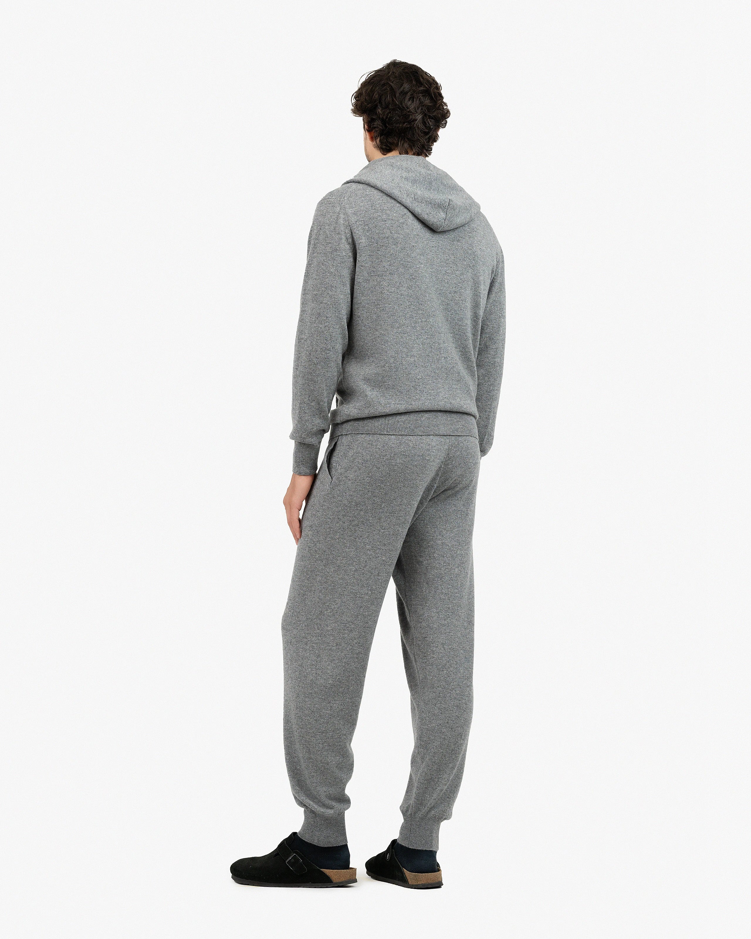 Men's Gramercy Zip Hoodie - Medium Grey Cashmere