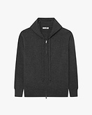 Sweat à Capuche Zippé Gramercy Homme - Gris Foncé