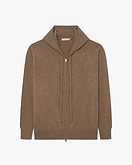 Sweat à Capuche Zippé Gramercy Homme - Brun Clair