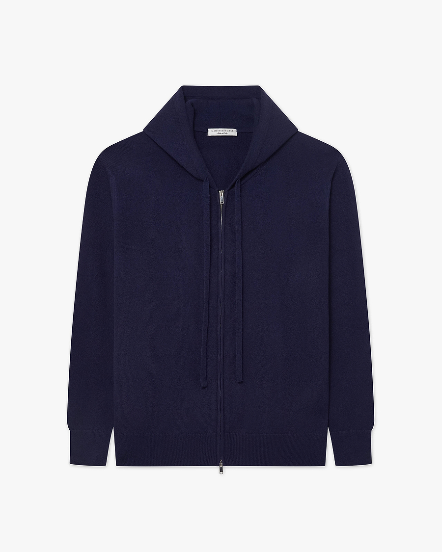 Men's Gramercy Zip Hoodie - Blue Cashmere