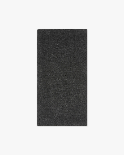 Men's Essential Maxi Scarf - Charcoal Cashmere