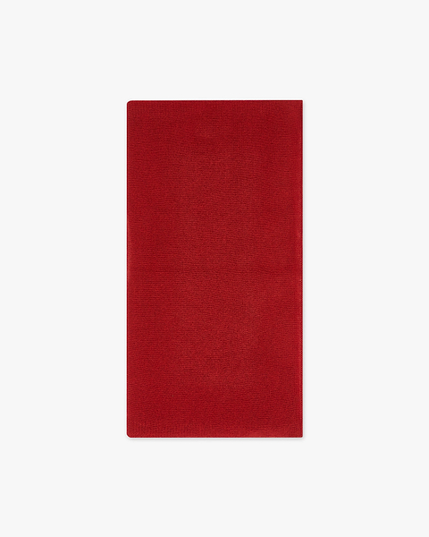 Men's Essential Maxi Scarf - Red Cashmere