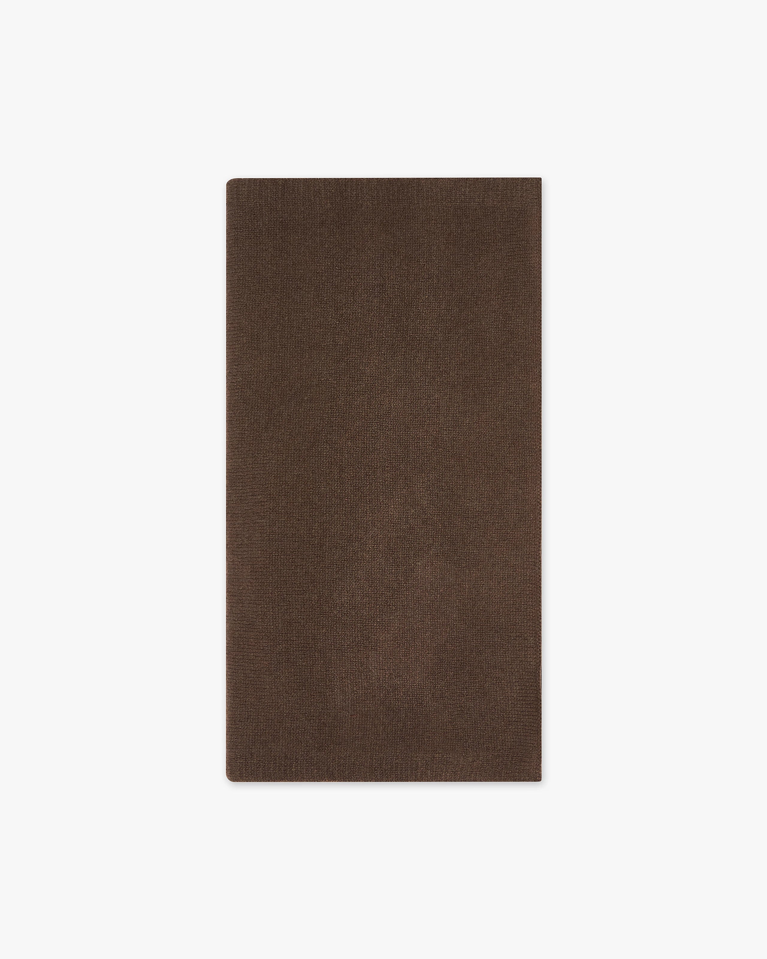 Men's Essential Maxi Scarf - Brown Cashmere