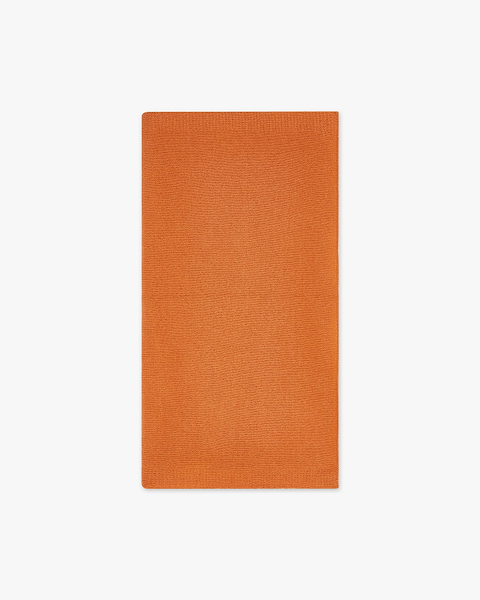Men's Essential Maxi Scarf - Orange Cashmere