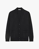 Cardigan Over Moritz Uomo - Nero