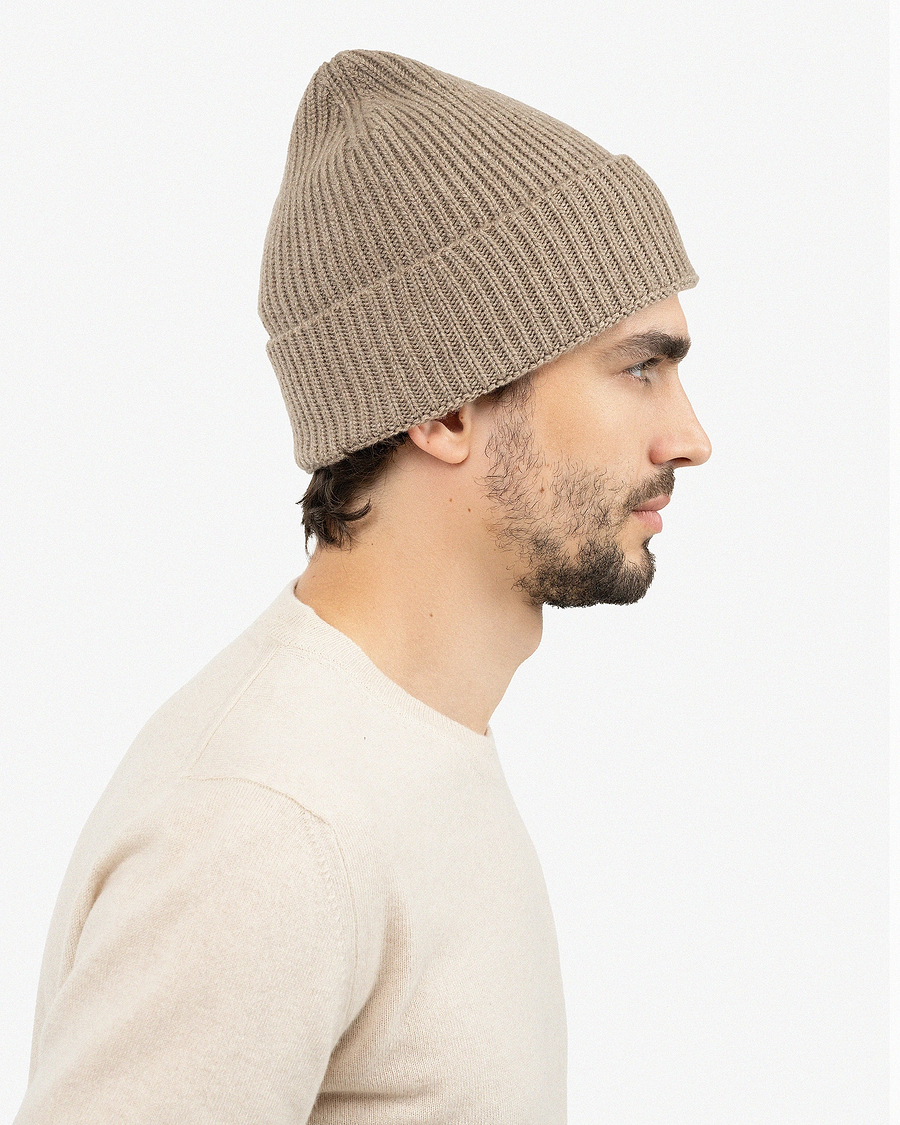 Men's Monaco Hat - Taupe Cashmere