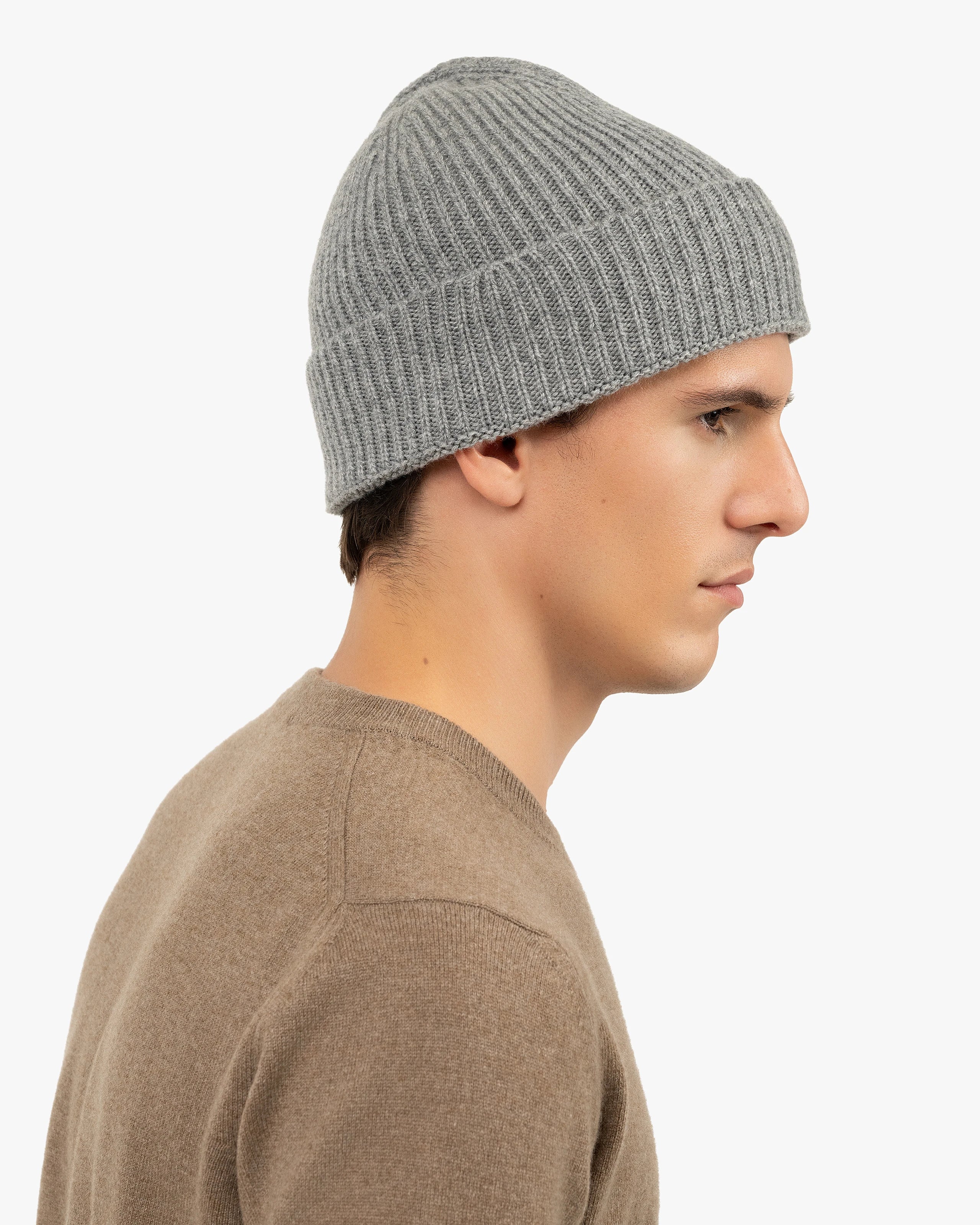 Men's Monaco Hat - Medium Grey Cashmere