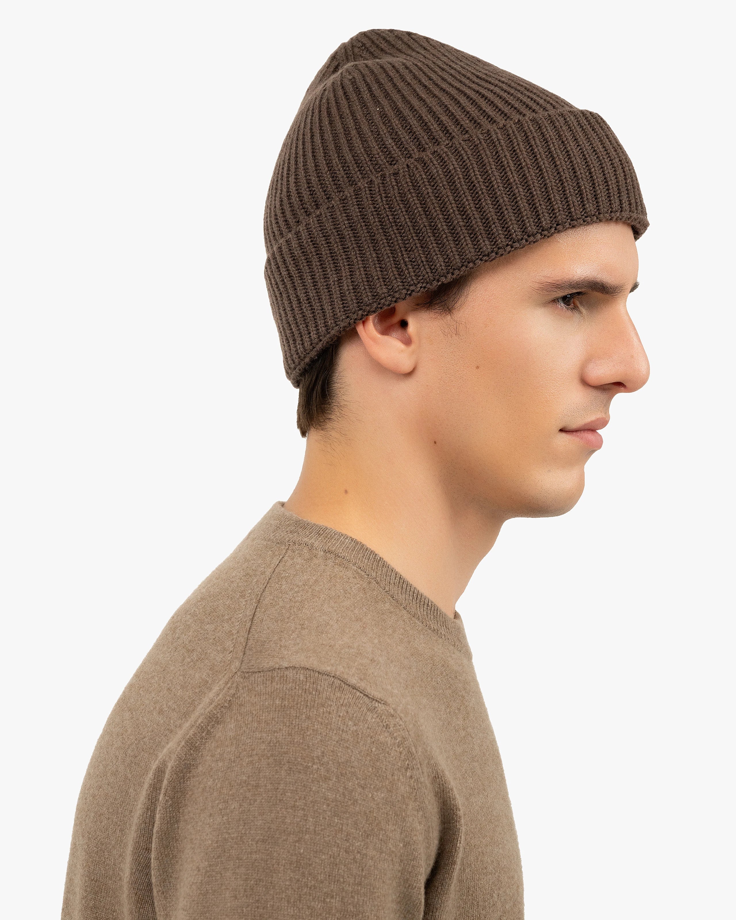 Men's Monaco Hat - Brown Cashmere