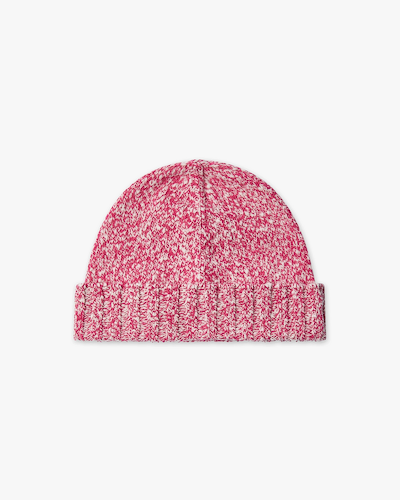 Men's Mouliné Hat - Fuchsia Lana / Cashmere
