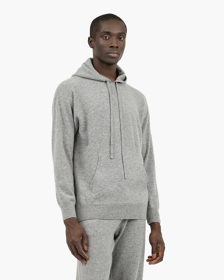 Men's Palisades Hoodie - Medium Grey Cashmere