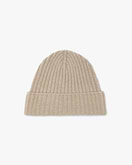 Men's Ribbed Hat - Beige