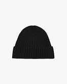 Men's Ribbed Hat - Black