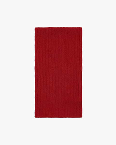 Herren Gerippter Schal - Rot