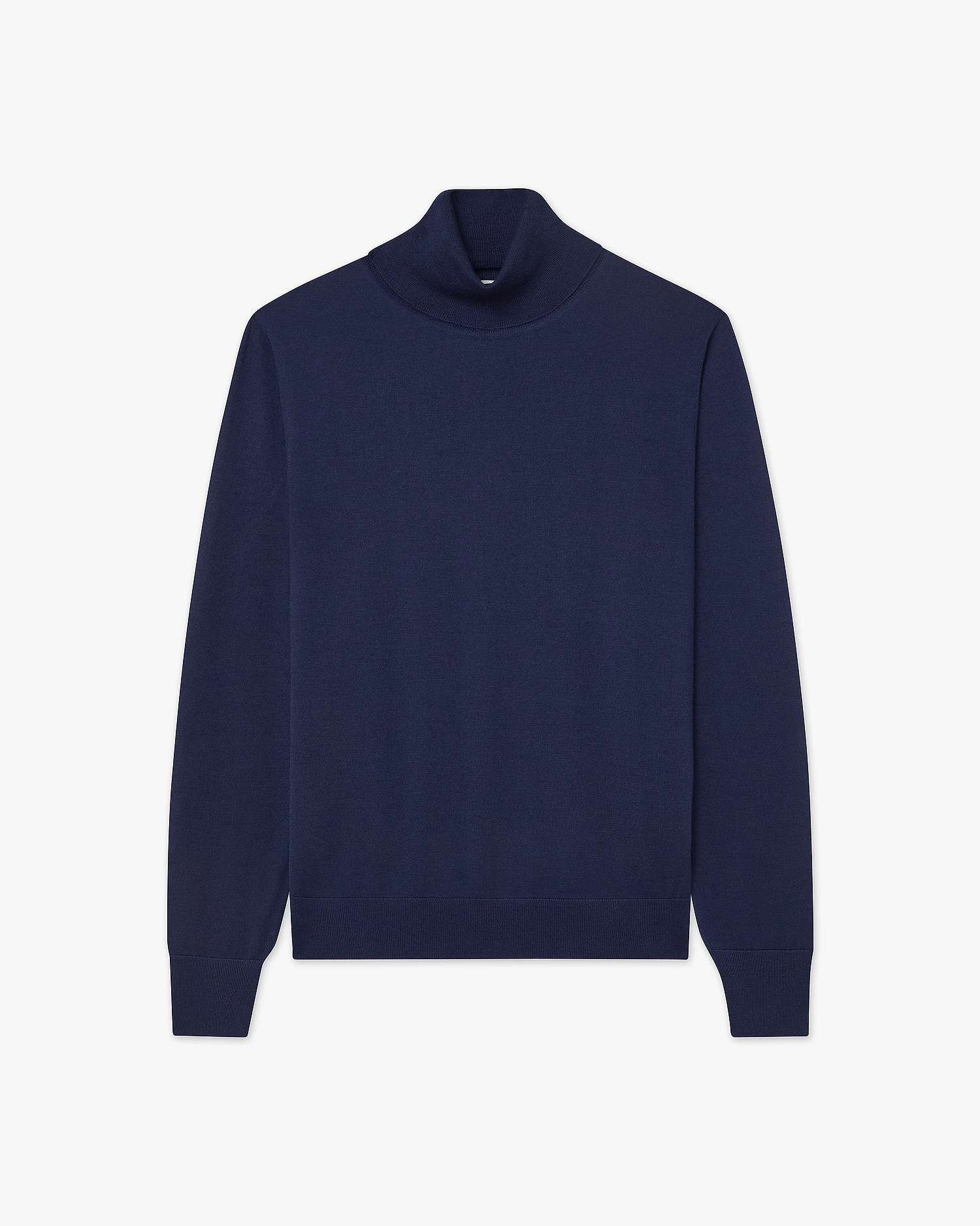 Men's Ritz Turtleneck Sweater - Blue Cashmere / Seta