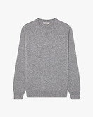 Men's Saxon Raglan Crew Neck Sweater - Medium Grey
