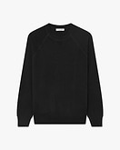 Men's Saxon Raglan Crew Neck Sweater - Black
