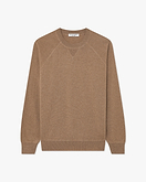 Men's Saxon Raglan Crew Neck Sweater - Hazelnut