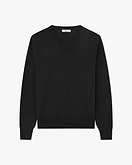Saxon V-Ausschnittpullover Herren - Schwarz