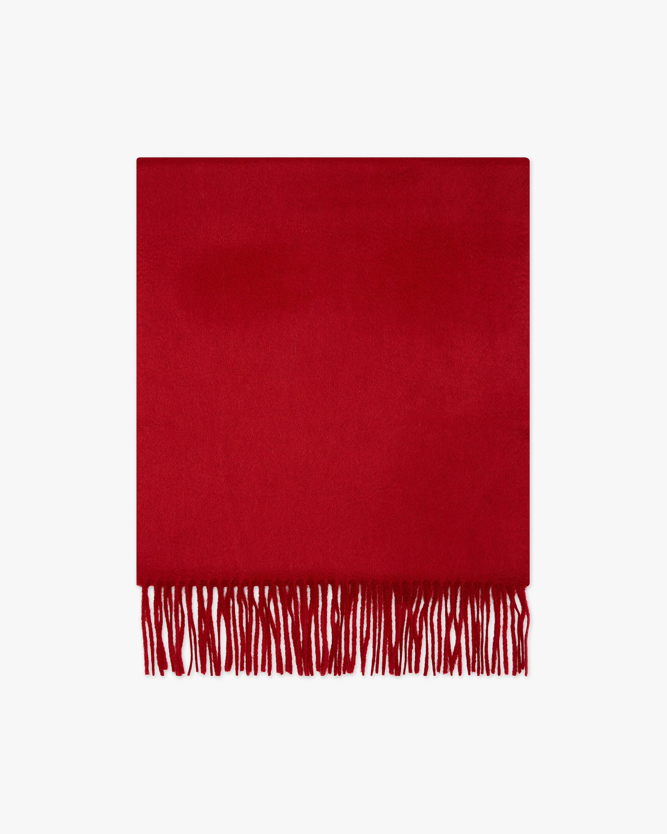 Men's Courmayeur Scarf - Red Cashmere