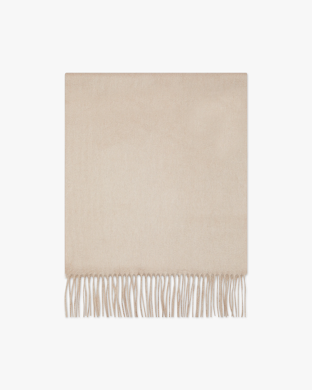 Men's Courmayeur Scarf - Beige Cashmere