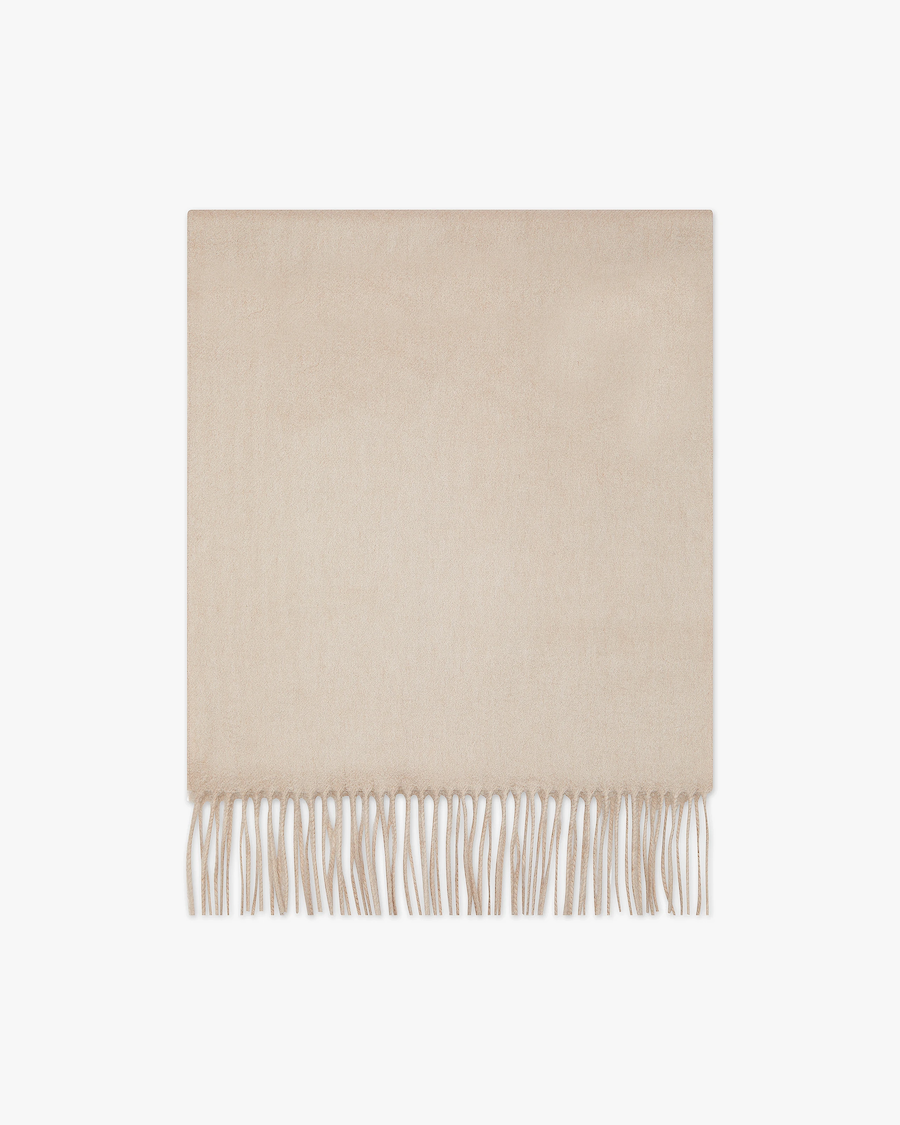Men's Courmayeur Scarf - Beige Cashmere
