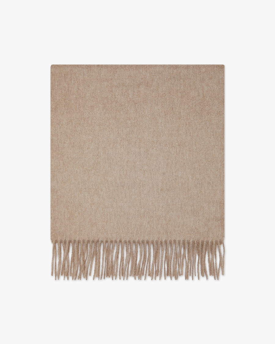 Men's Courmayeur Scarf - Camel Cashmere