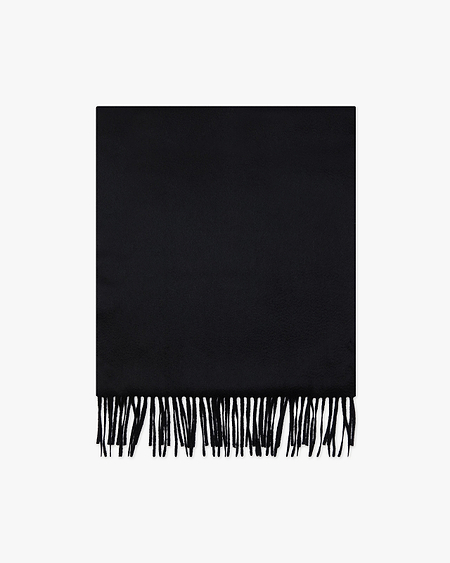 Men's Courmayeur Scarf - Black Cashmere