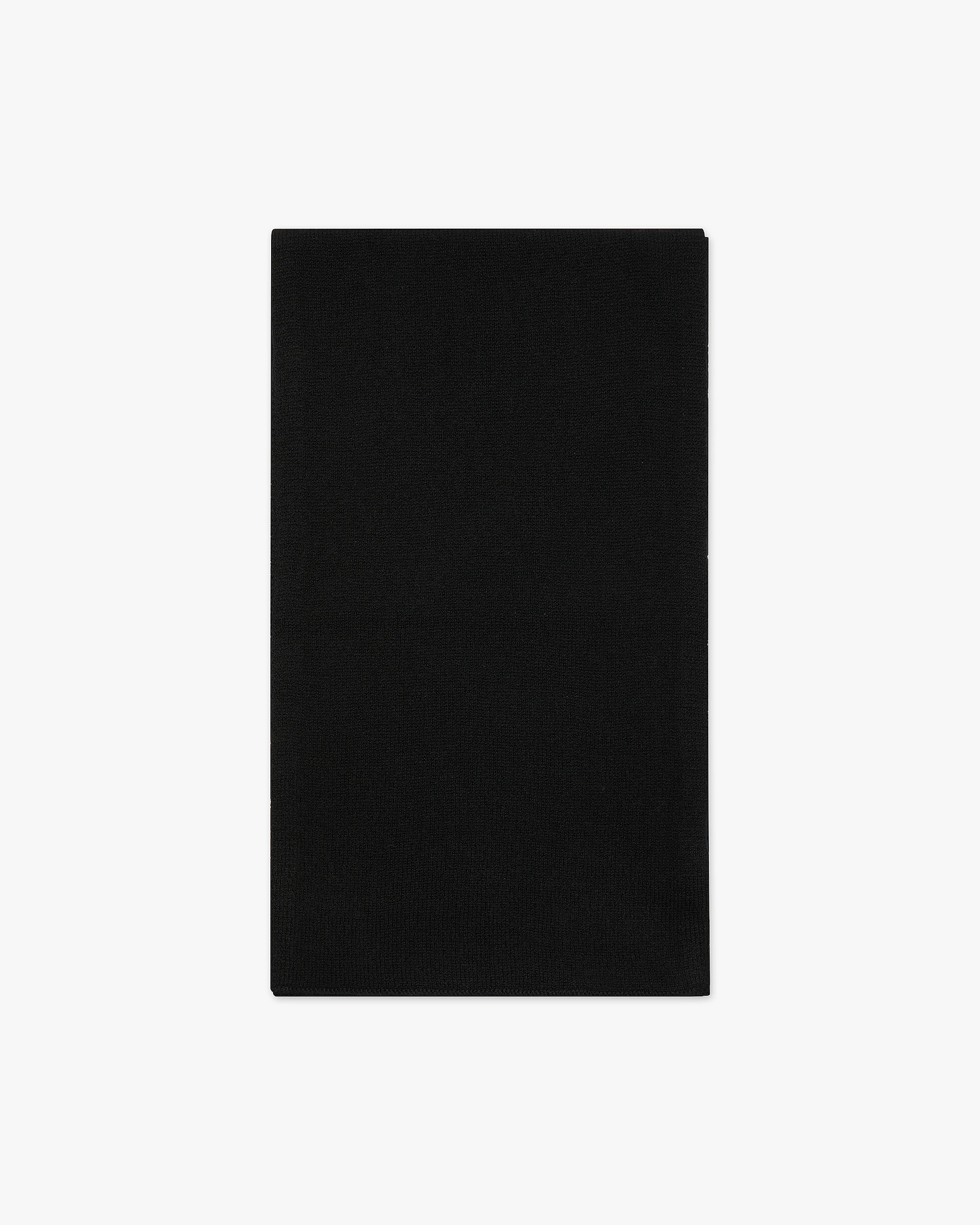 Men's Essential Scarf - Black Cashmere