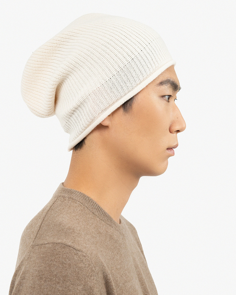 Men's Sebastian Hat - White Cashmere