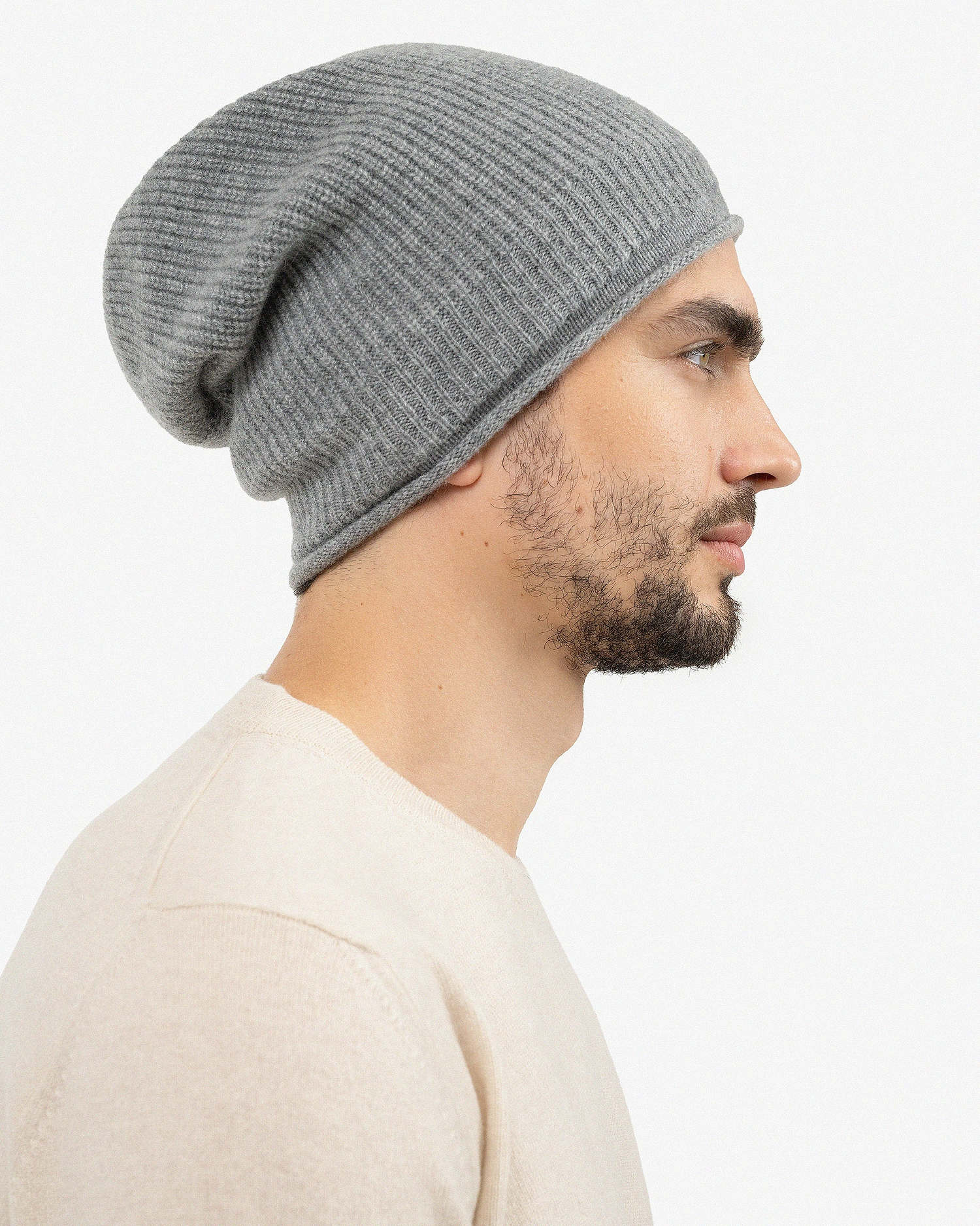 Men's Sebastian Hat - Medium Grey Cashmere