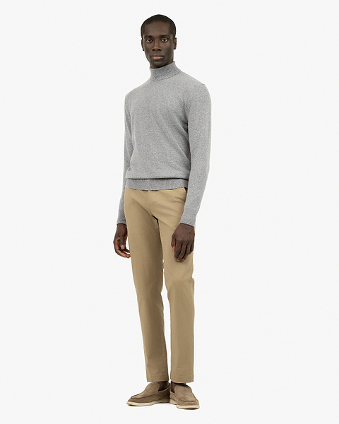 Men's Sevile Turtleneck Sweater - Grey Cashmere