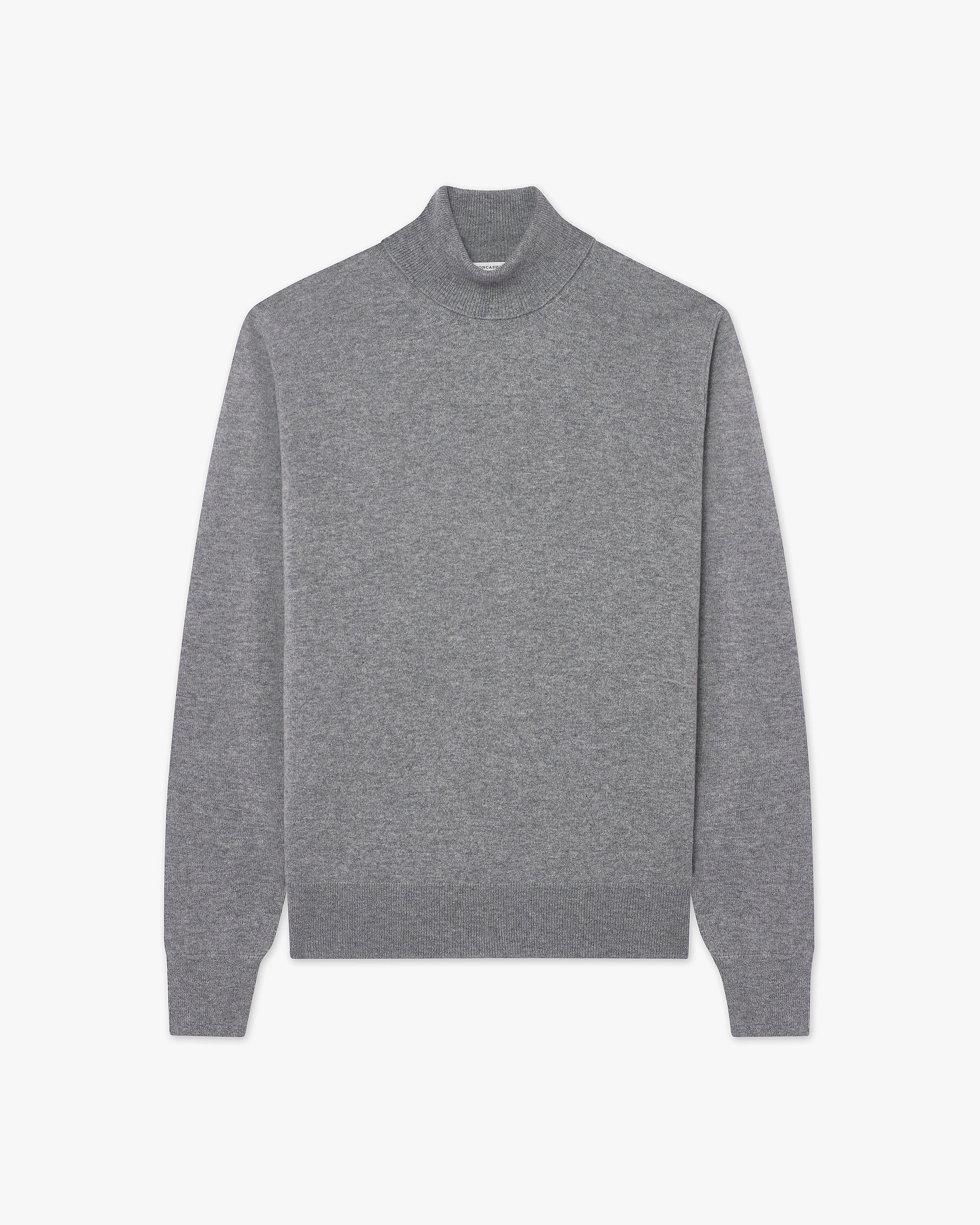 Men's Sevile Turtleneck Sweater - Grey Cashmere