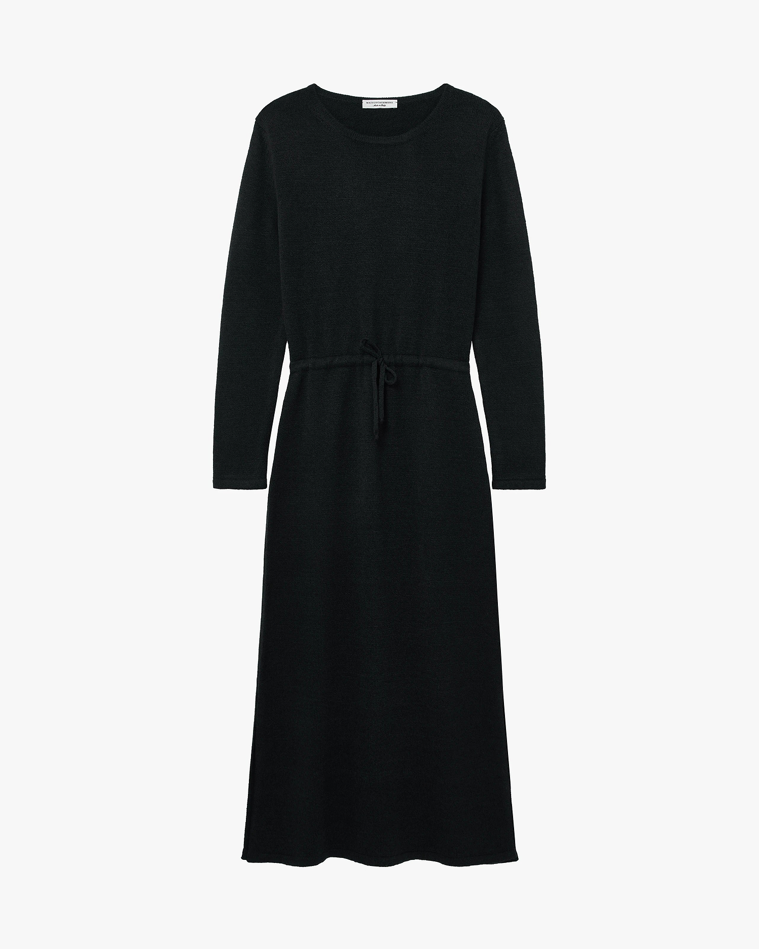 Siena Midi Dress - Black Merino / Cashmere