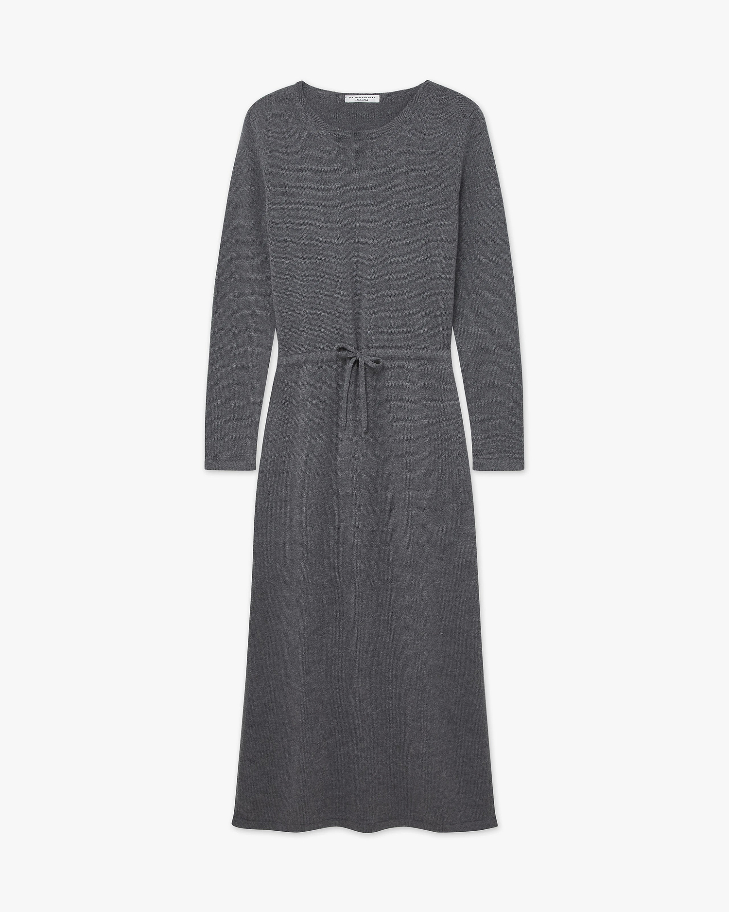 Siena Midi Dress - Medium Grey Merino / Cashmere
