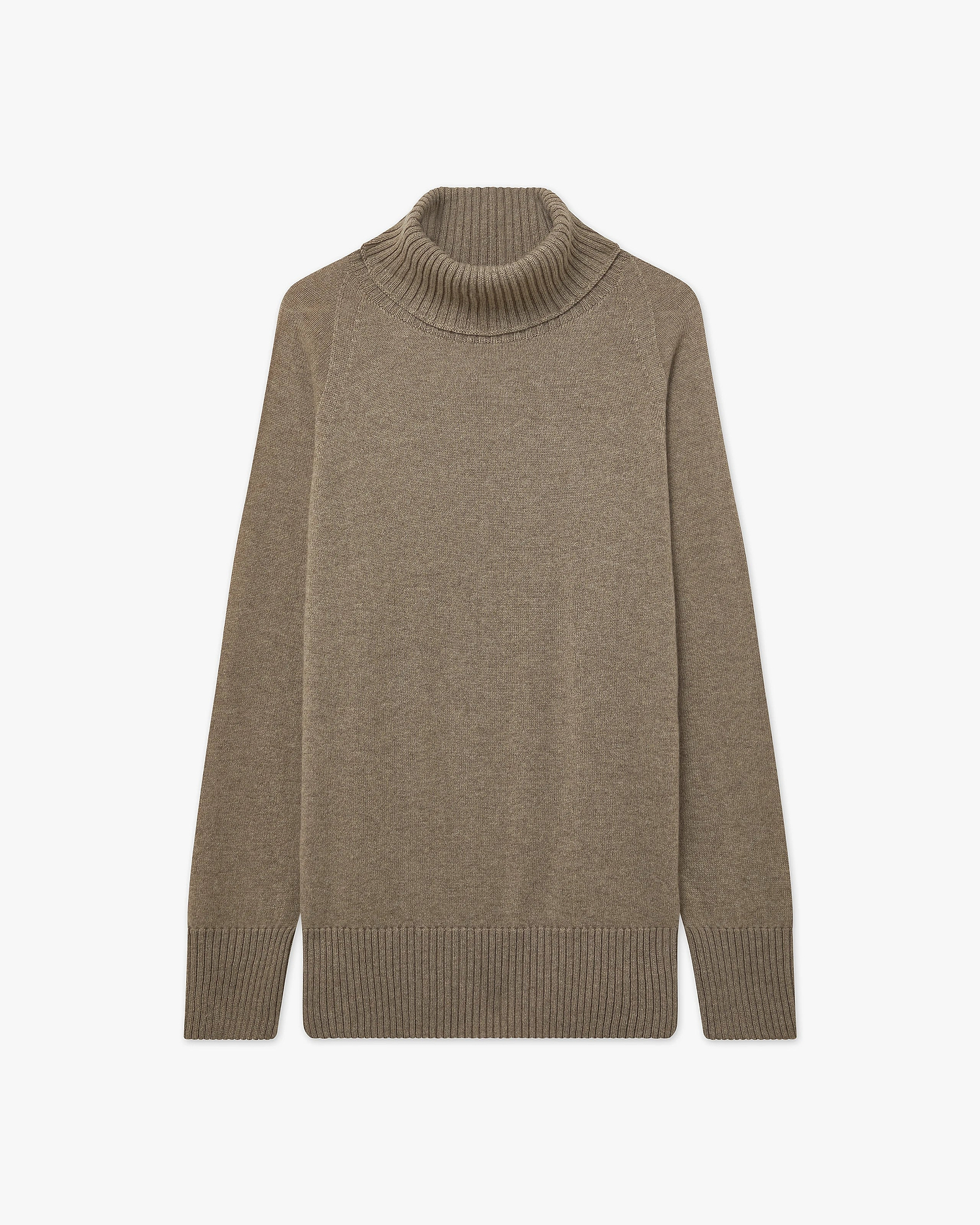 Mosel Maxi Turtleneck Sweater - Taupe Cashmere