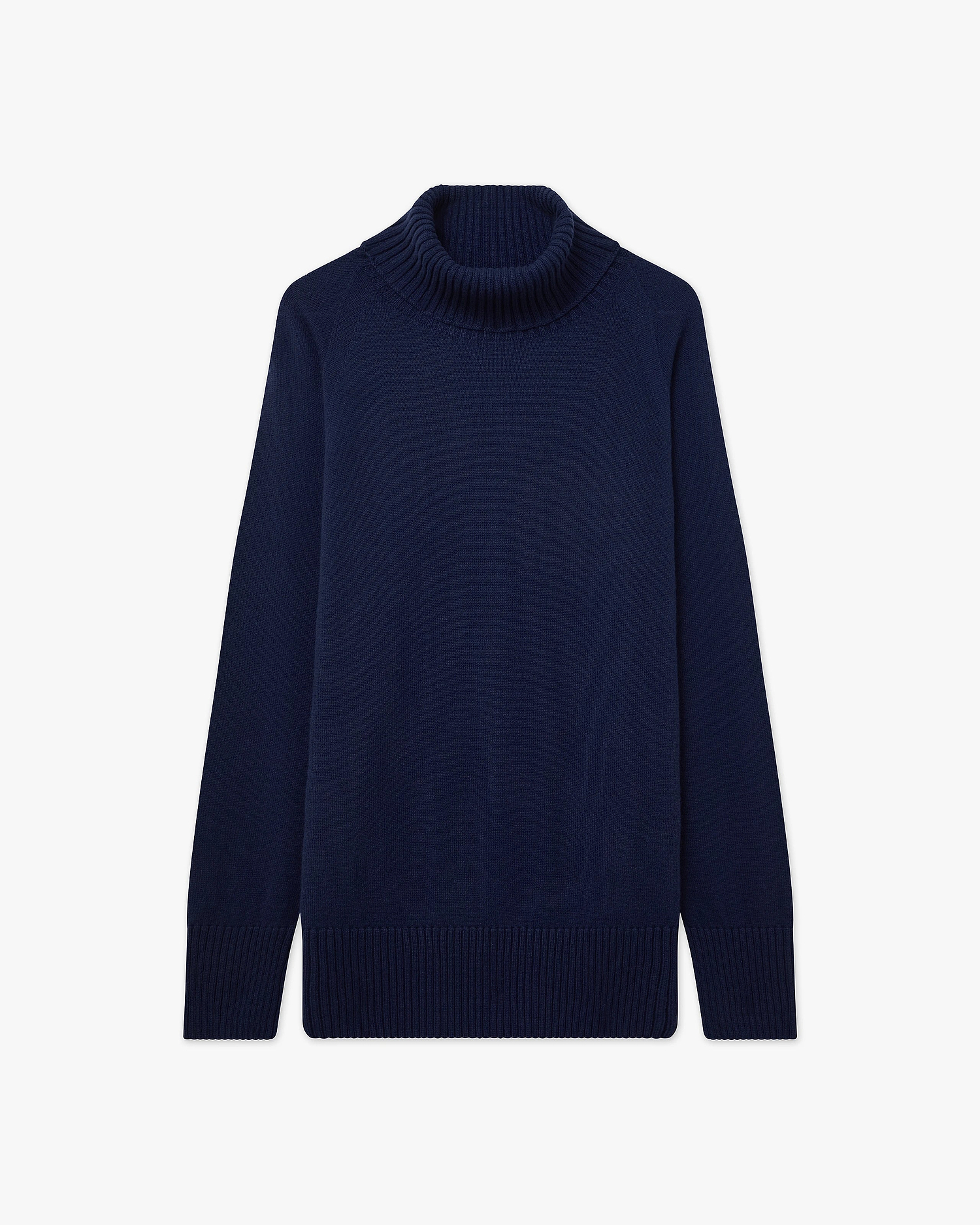 Mosel Maxi Turtleneck Sweater - Blue Cashmere