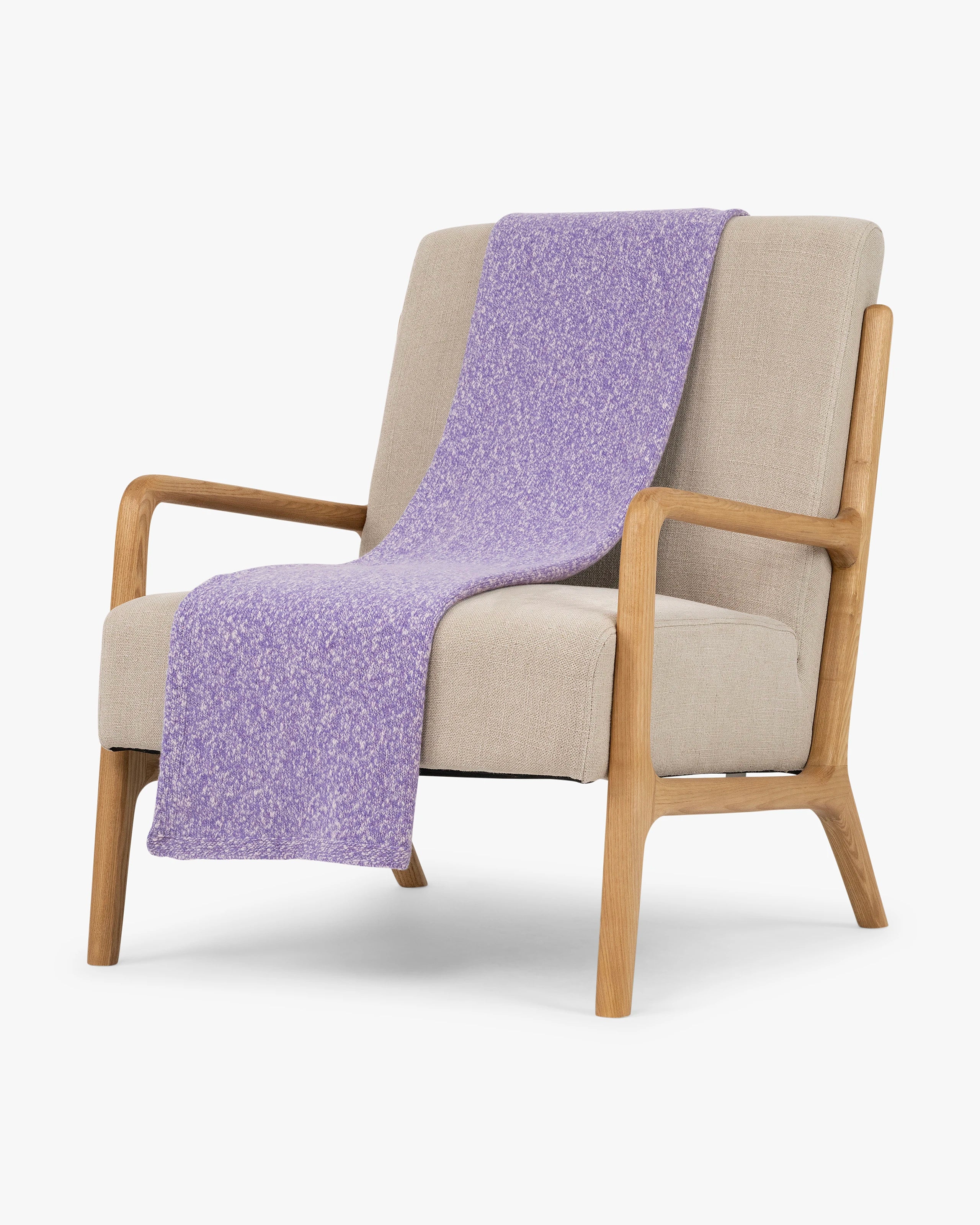 Mouliné Throw - Purple Lana / Cashmere