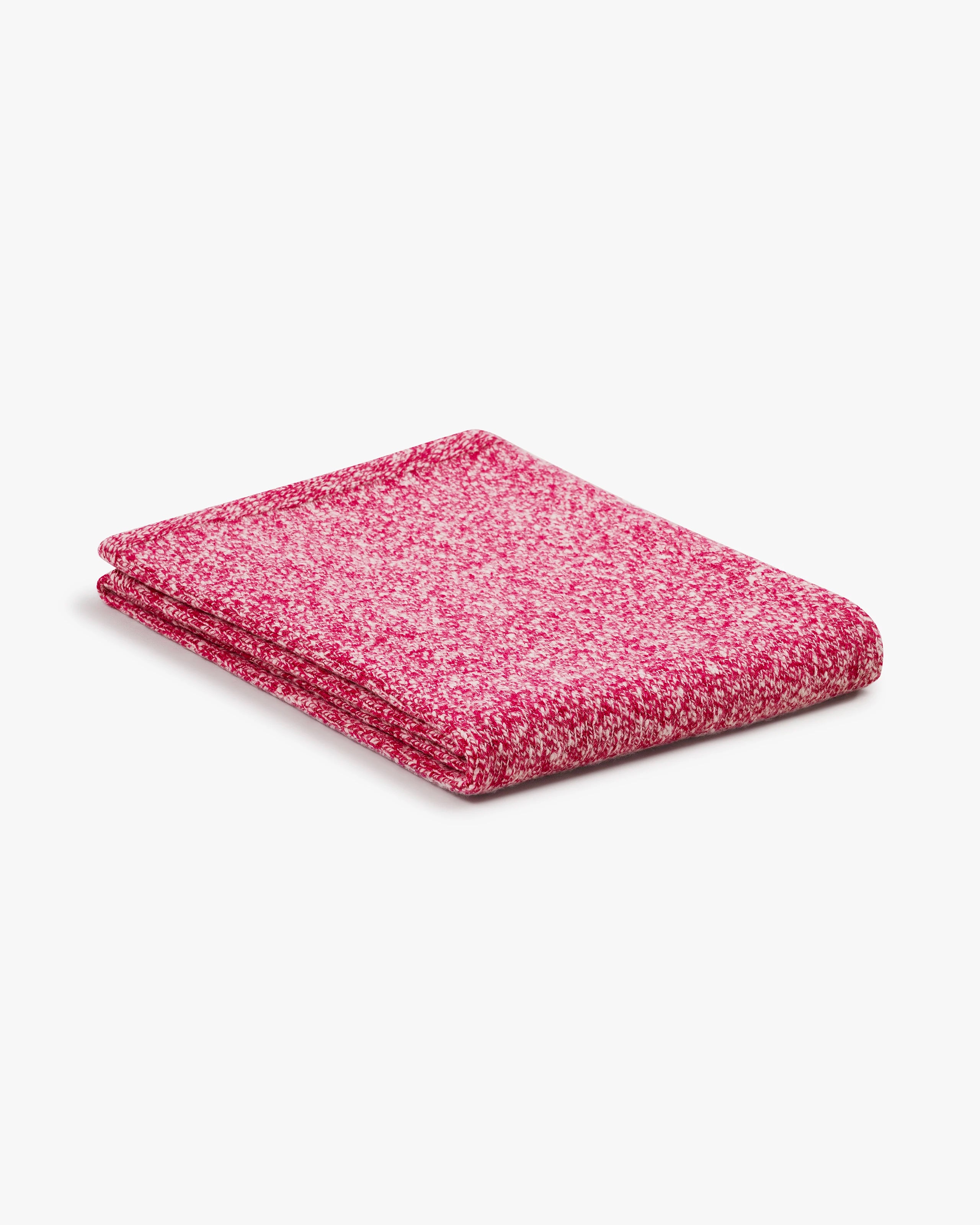 Mouliné Throw - Fuchsia Lana / Cashmere
