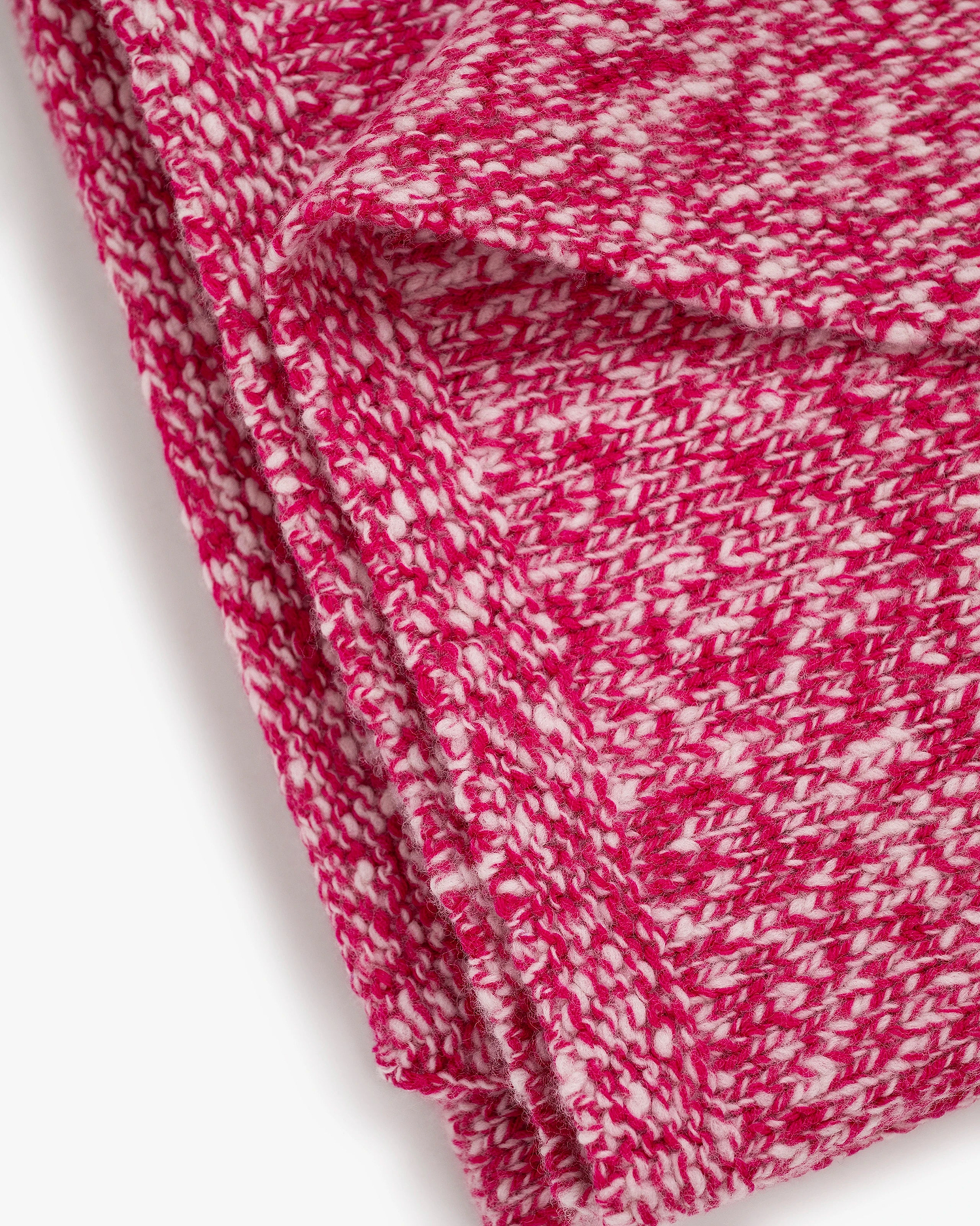 Mouliné Throw - Fuchsia Lana / Cashmere