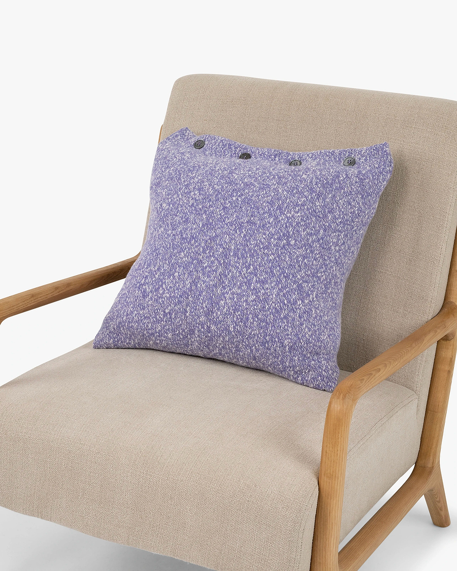 Mouliné Pillow - Purple Lana / Cashmere