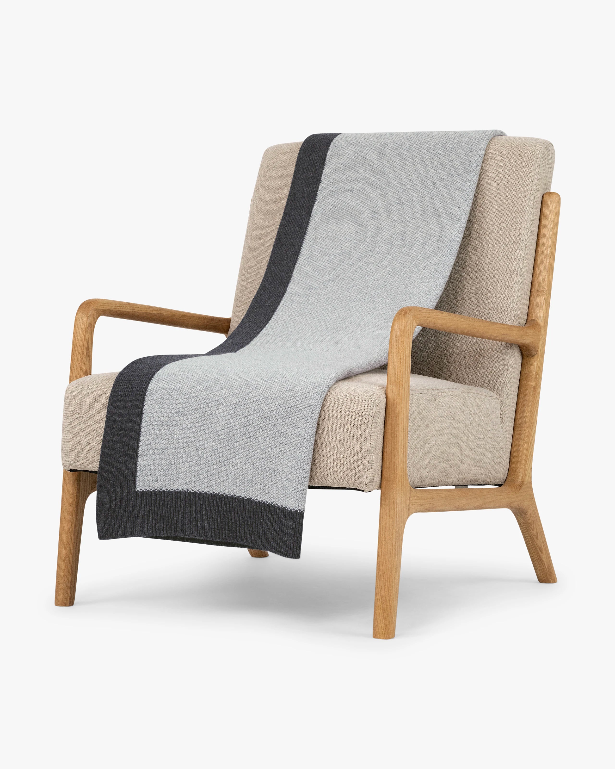 Nativa Blanket - Light Grey Cashmere