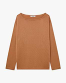Pull Col Bateau Oasi - Noisette