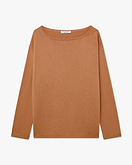 Pull Col Bateau Oasi - Noisette